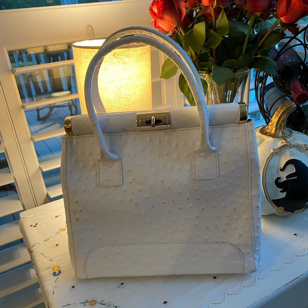 Giada Pele white leather purse